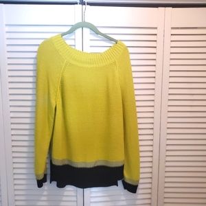 Ladies Iimegreen long-sleeved Ellen Tracy Sweather